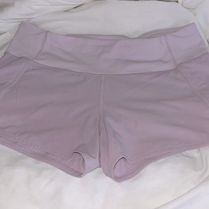 Pink/lilac lululemon shorts